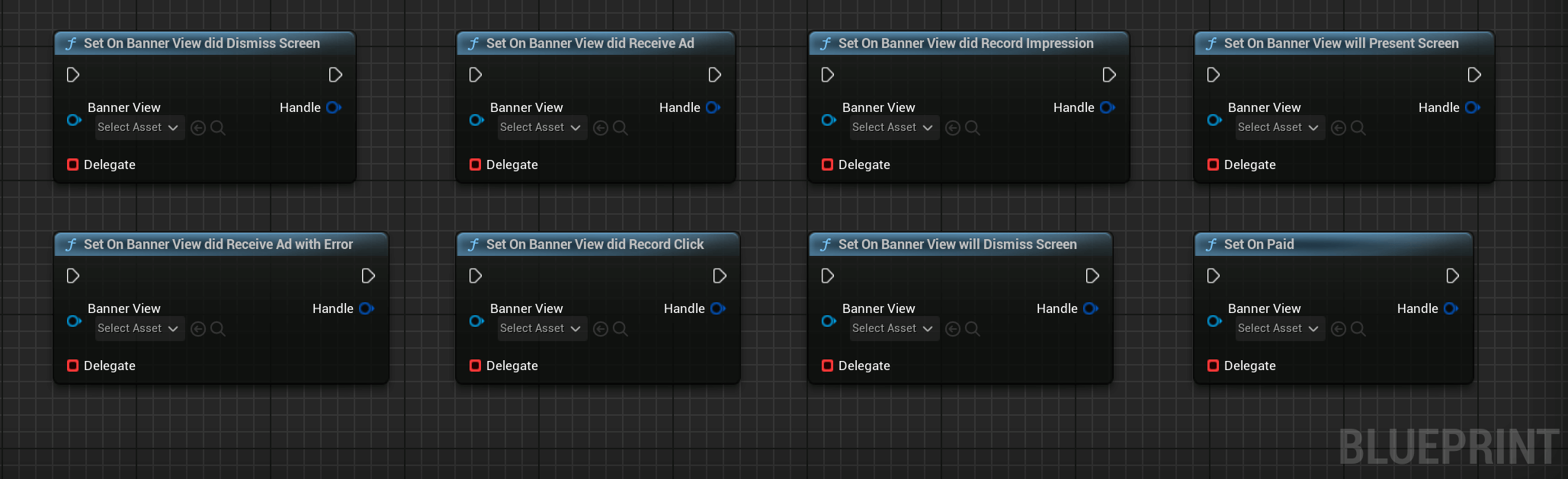 create banner view blueprint example