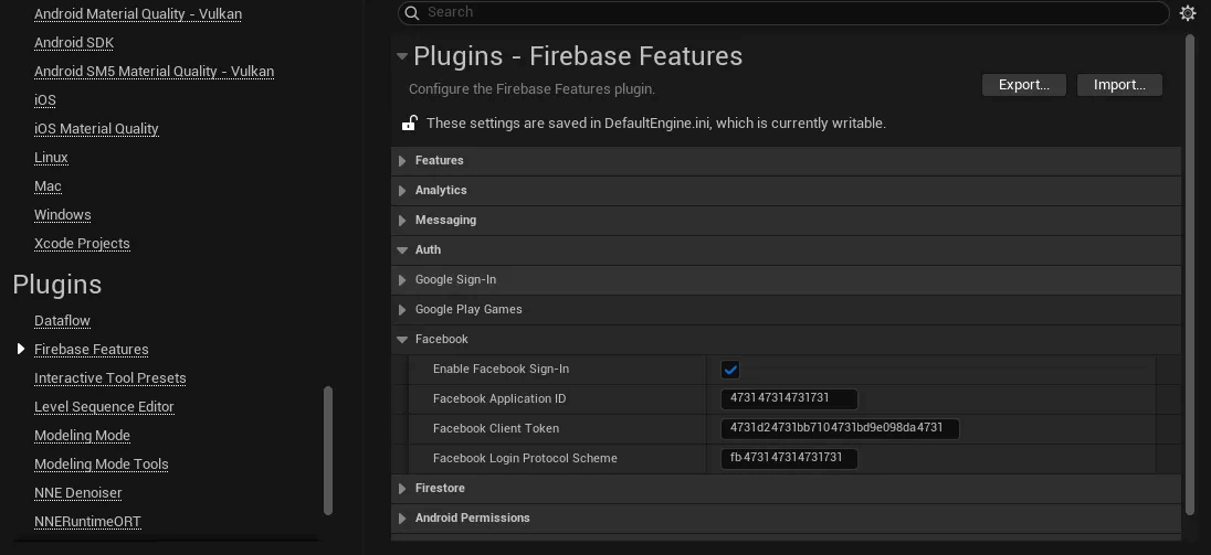 setup facebook blueprint