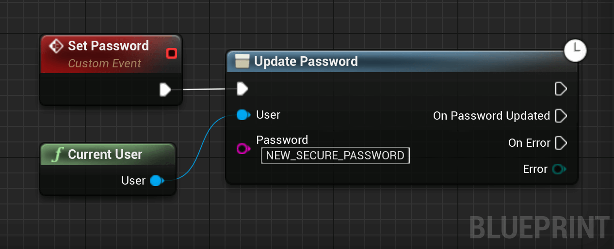update password blueprint example