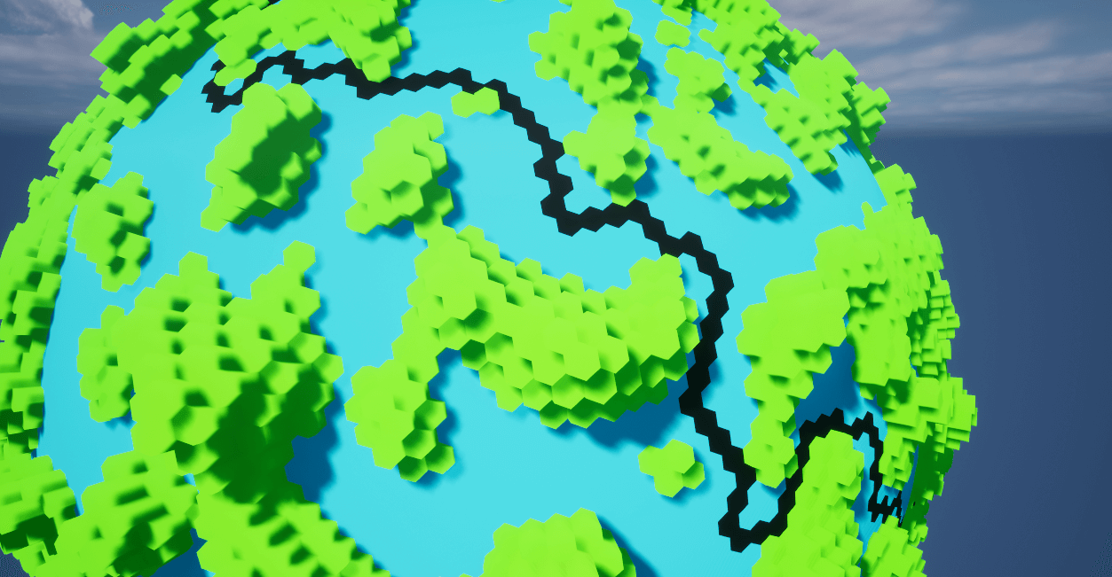 The path found with A*