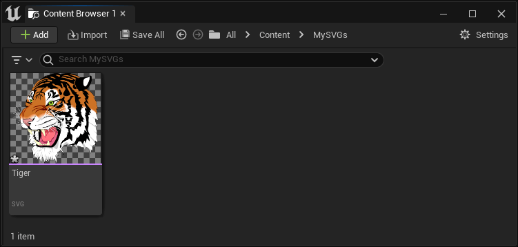 Import SVG Result