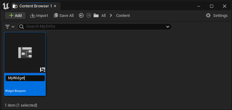 Name Widget