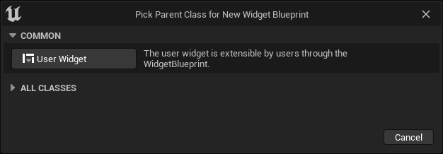 Select User Widget class